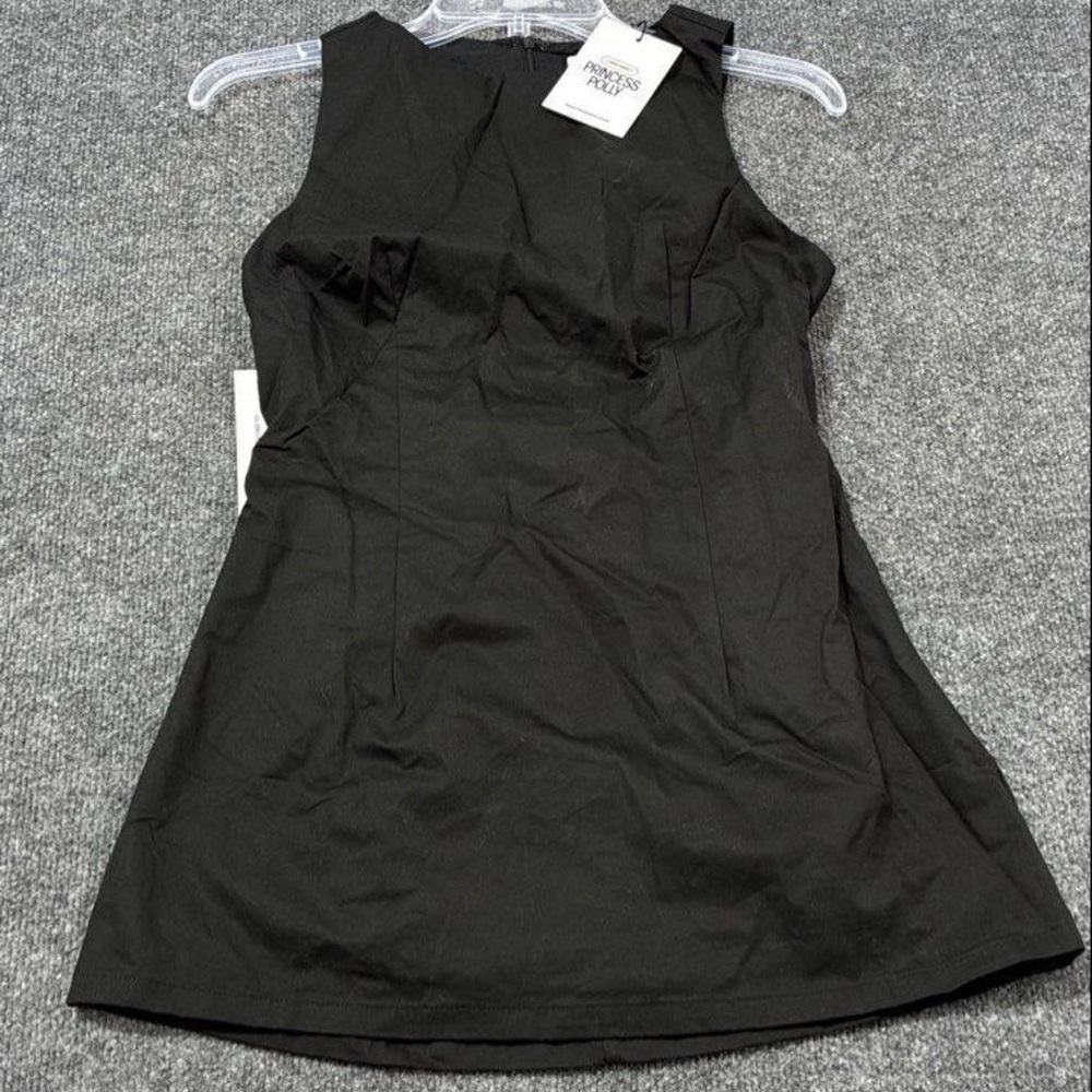 NWT Princess Polly Black Yumiko Romper Dress